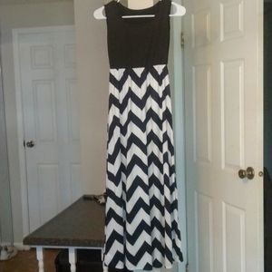 Black and white dress